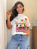 Blusa Cassette con Flores