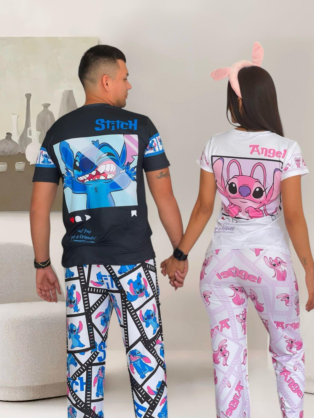 Pijama Pareja Stitch