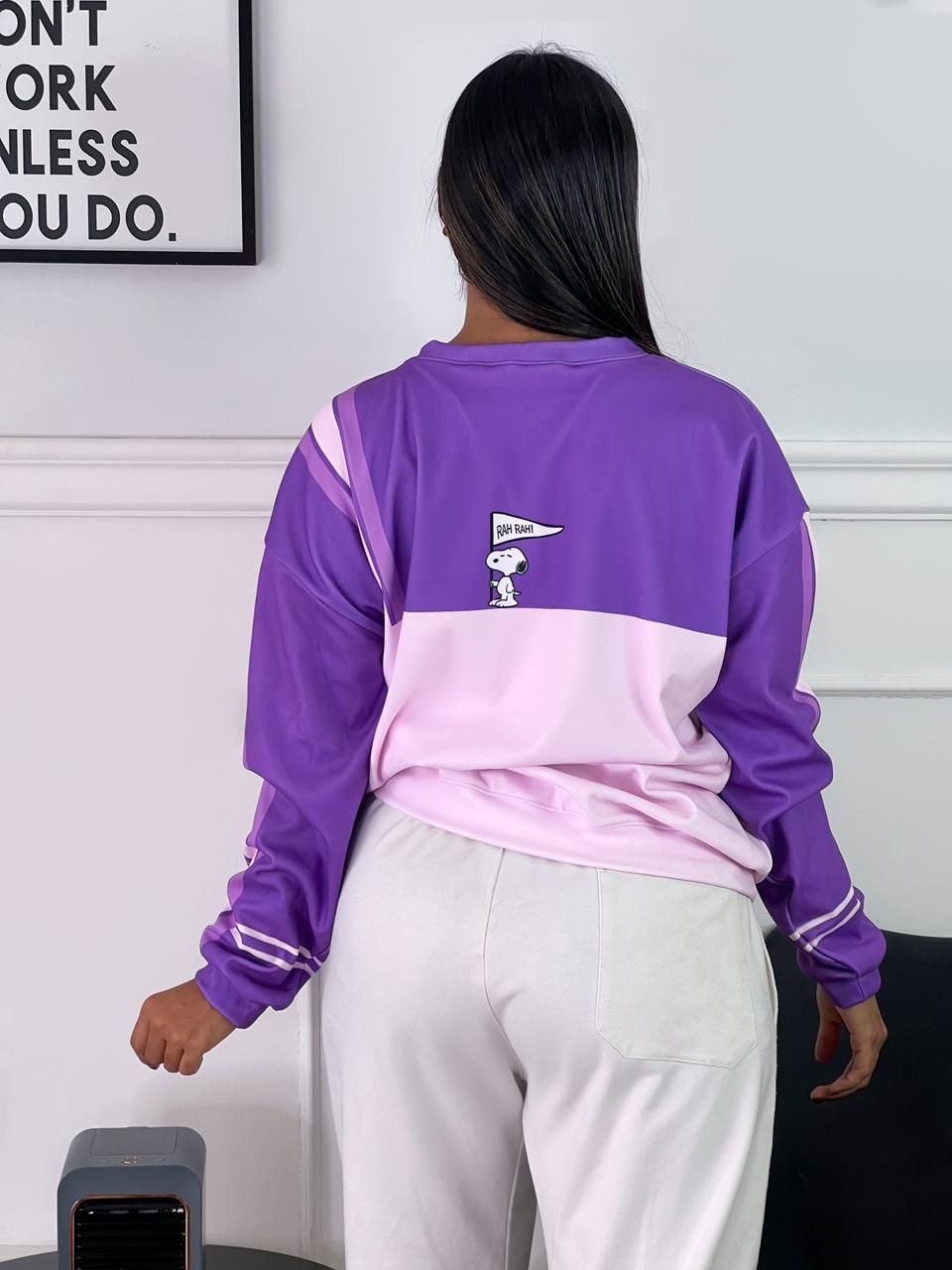 Saco Snoopy Morado