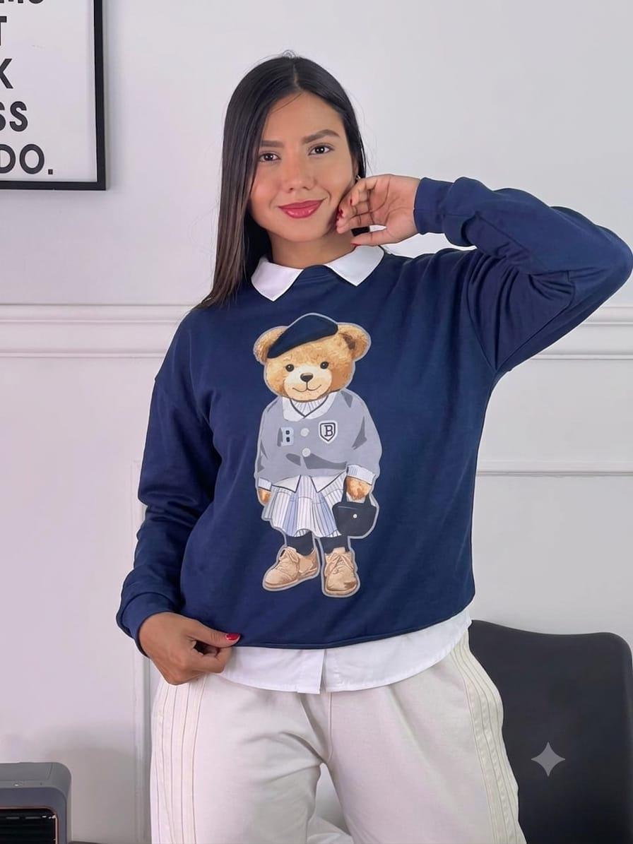 Saco Oso Azul