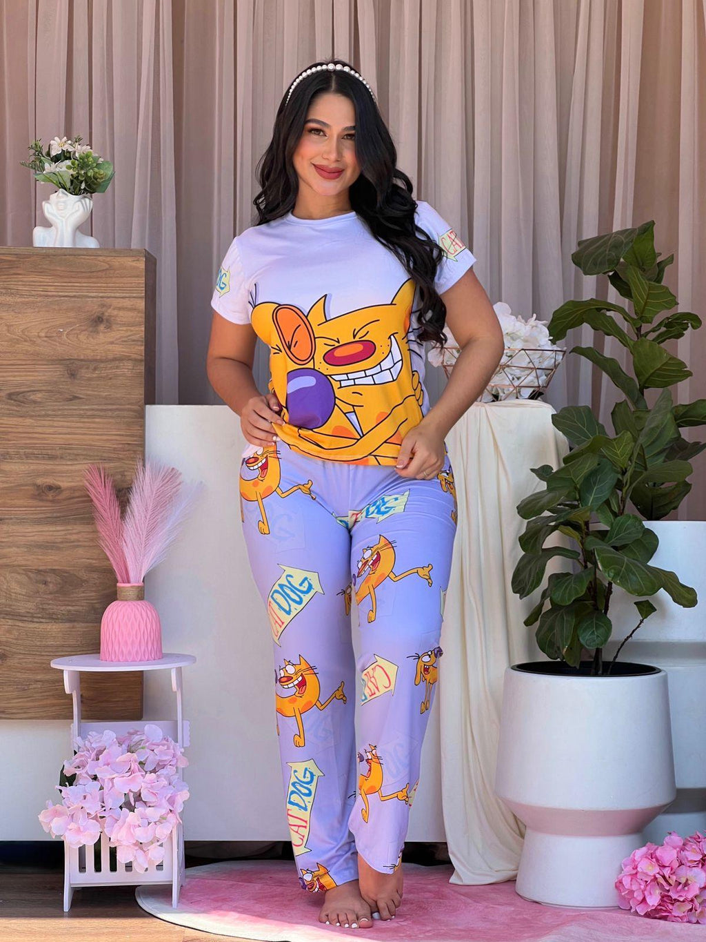 Pijama Pantalón Camiseta CatDog
