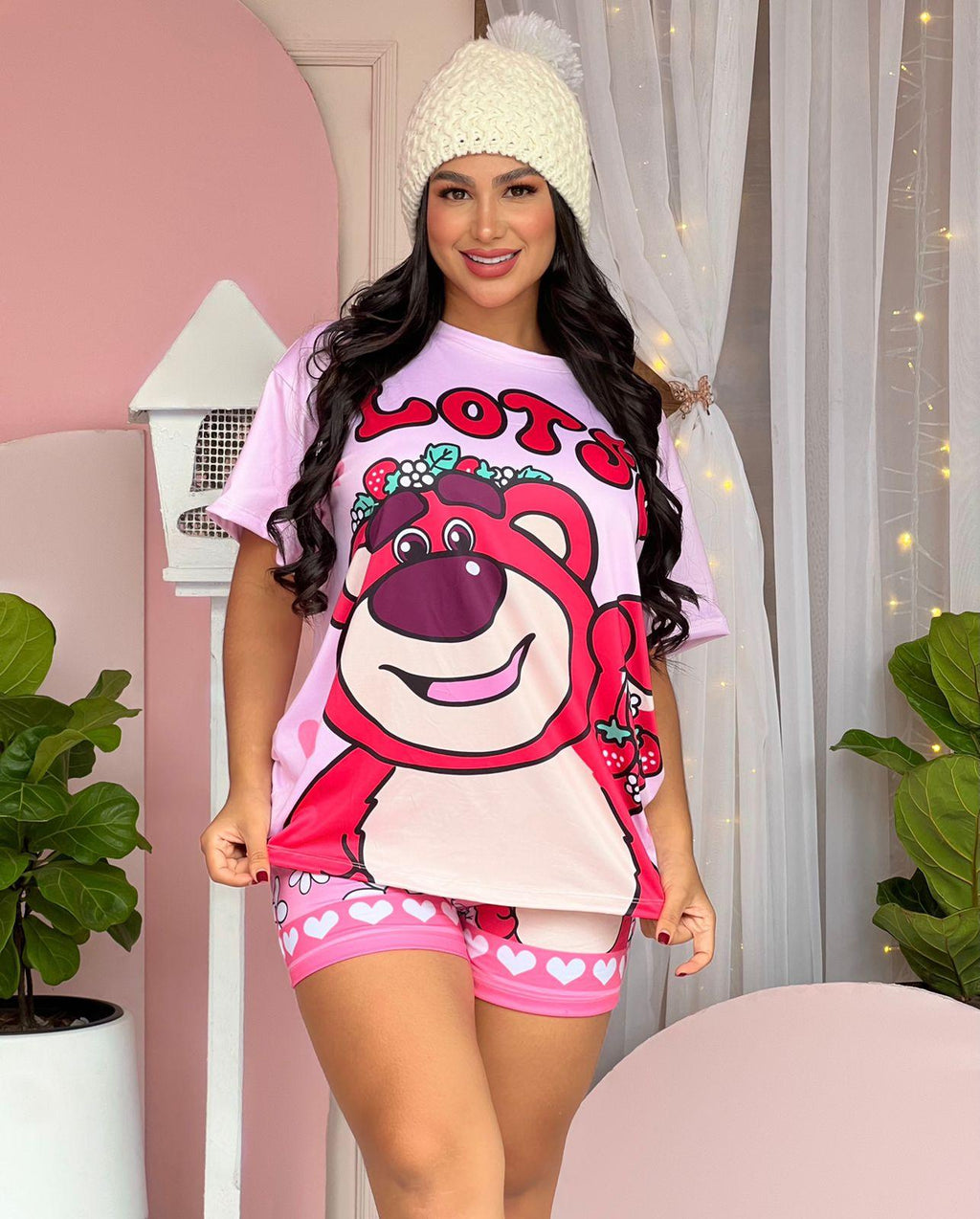 Pijama Trío Lotso Fresas