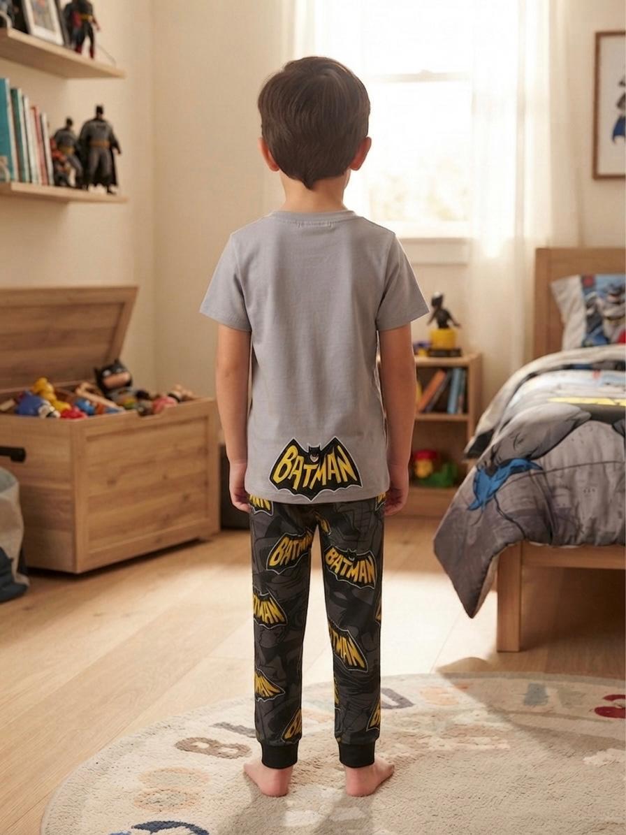 Pijama Niños Batman Gris