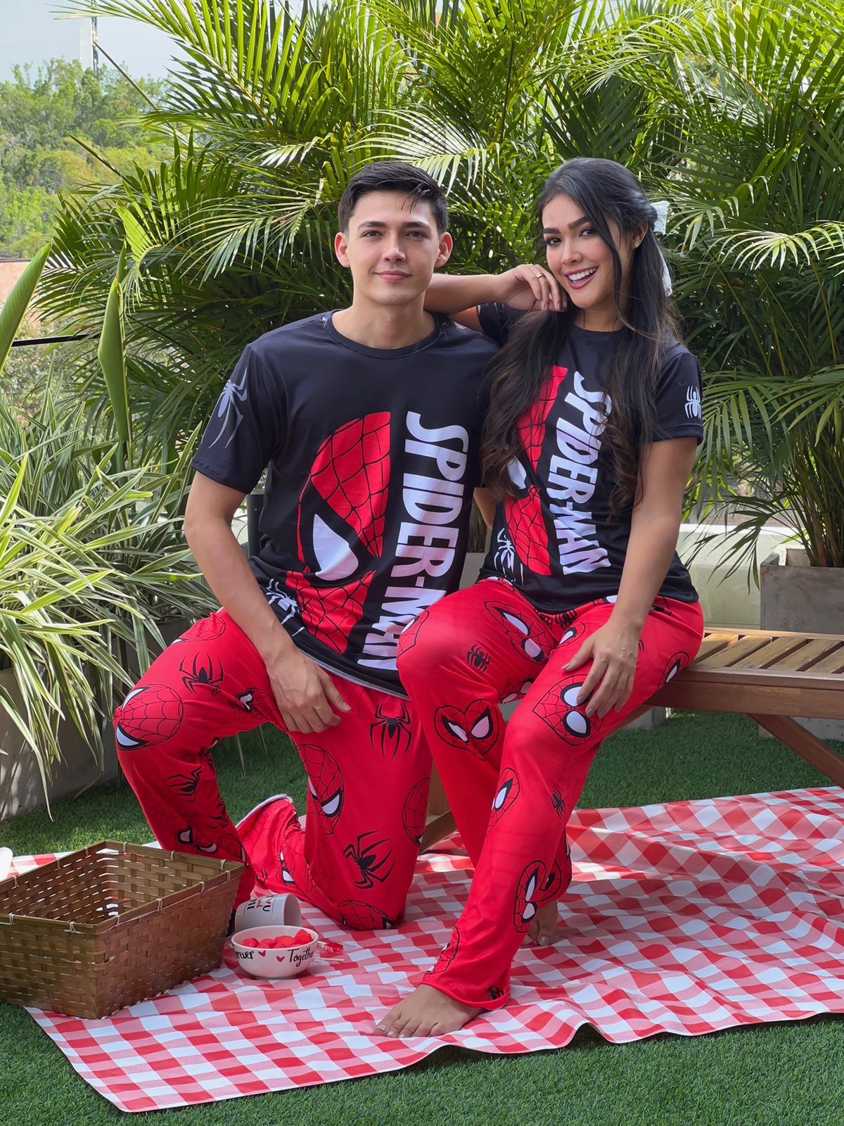 Pijama Pareja Spiderman