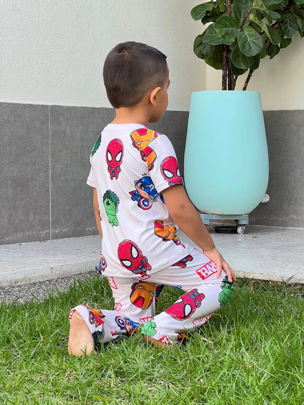 Pijama Niños Pantalón Camiseta Marvel