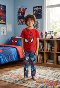 Pijama Niños Trío Spiderman Cuadros