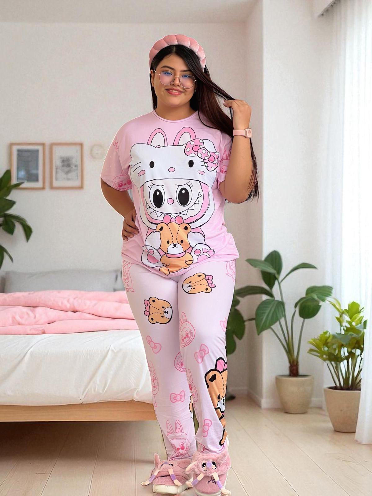 Pijama Trío Labubu Hello Kitty