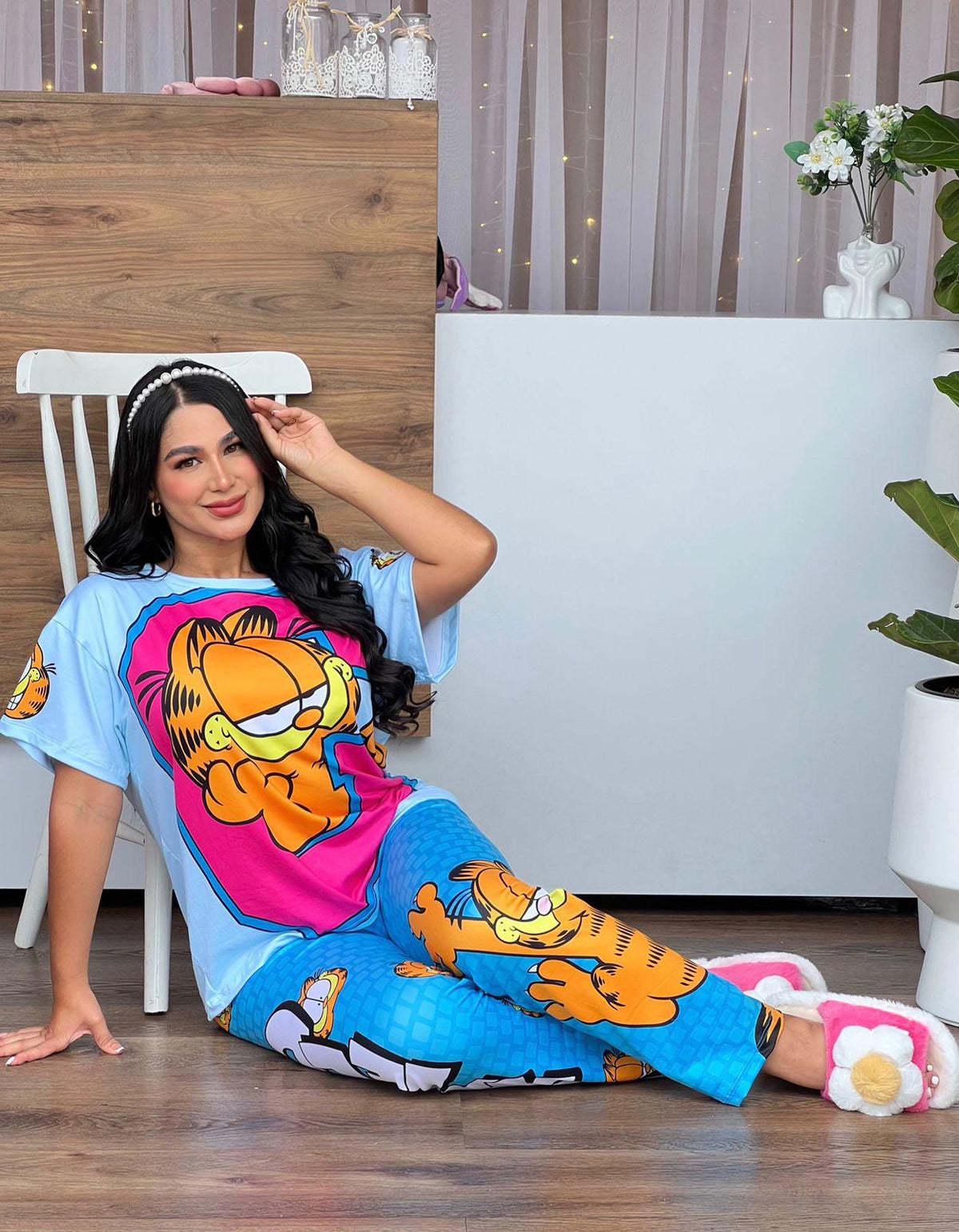 Pijama Trío Garfield Colorida