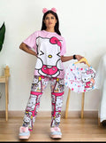 Pijama Trío Hello Kitty Jardinera